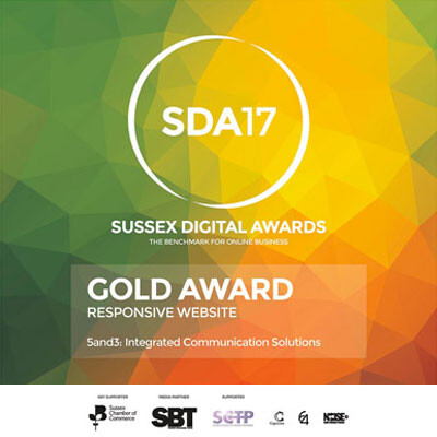 Gold Award for responsive website