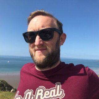 Wayne at Rhossili beach